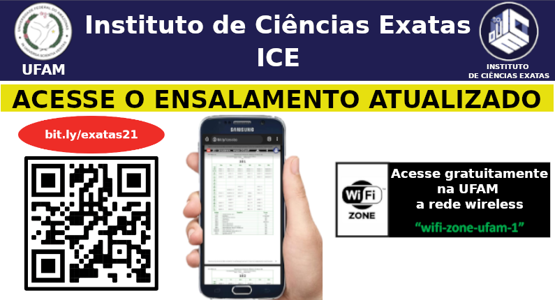 Ensalamento dos Cursos do ICE Período 2026/1